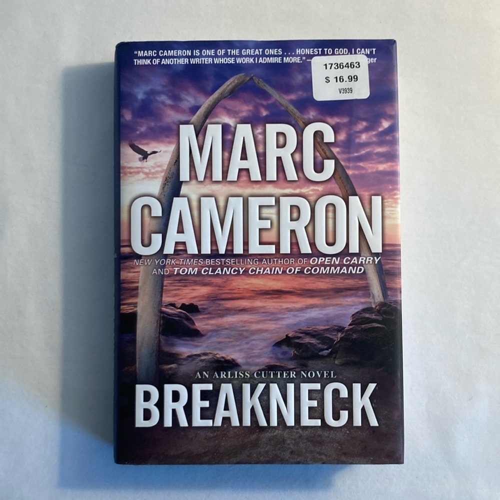 Marc Cameron 'Breakneck' Hardcover Book